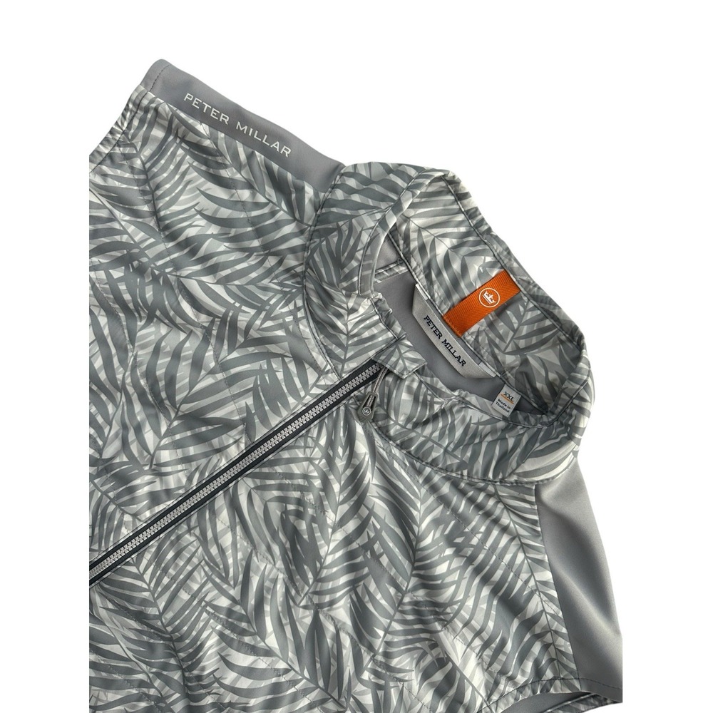 Peter Millar Crown Sport Gale Gray Fuse Elite Hybrid Golf Vest Men's Size 2XL - Picture 2 of 10